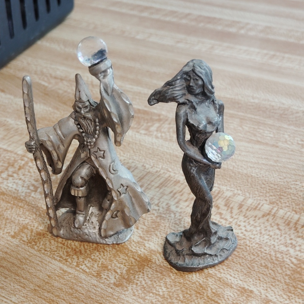 Fantasy Pewter Figurine Set - Picture 2 of 12